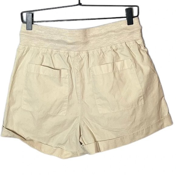 Lou & Grey Women’s Poplin Cotton Shorts Size Small in Cool - Picture 6 of 6